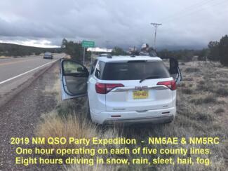 Andrew NM5AE and Ralph NM5RC roving around New Mexico (2019)